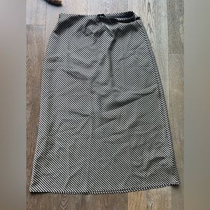 Striped Mumu Maxi Skirt